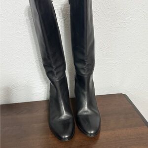 Banana Republic Elegant Black Leather Women's Boots Size 10